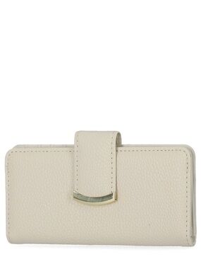 NWT Time and Tru Off - White Pebbled Wallet Gold Hardware
